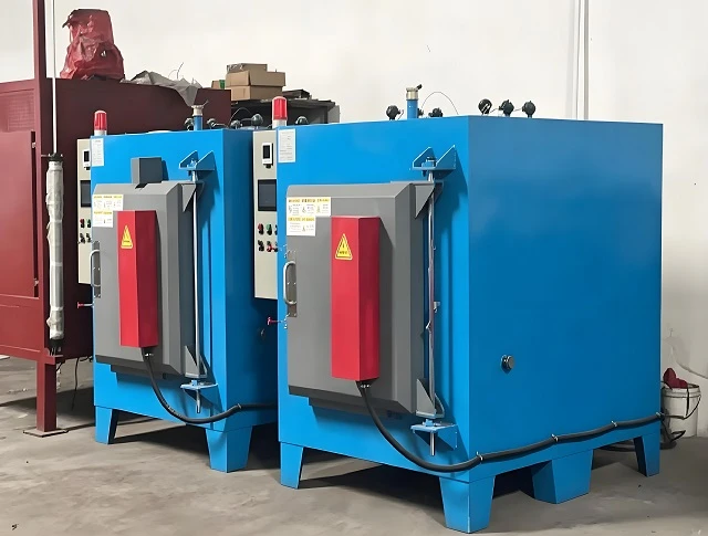 Tungku tempering tipe Kotak Hemat Energi dengan bukaan pintu kiri-kanan