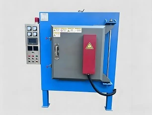 Tungku tempering tipe Kotak Hemat Energi dengan bukaan pintu kiri-kanan