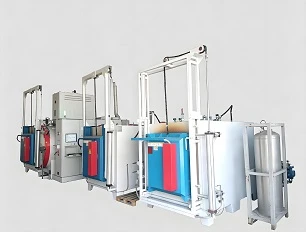 Tungku tempering Ruang Industri dengan pintu yang terbuka secara vertikal