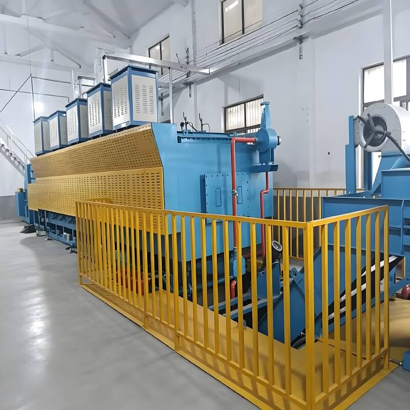 Tungku Sintering Metalurgi Serbuk Tipe Sabuk Jaring Perapian Rol Berkelanjutan