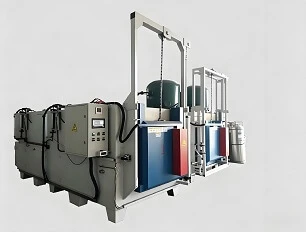 Tungku Tempering Kotak Terlindung Nitrogen Pra-vakum untuk Perlakuan Panas Logam Bebas Oksidasi