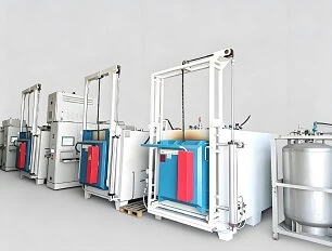 Tungku Tempering Kotak Nitrogen Pra-vakum Deformasi Rendah untuk Tempering Logam Cerah