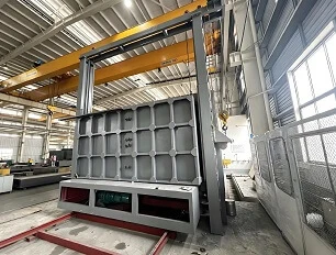 Tungku Perawatan Panas Beban Berat Tungku Bogie Tipe Kotak untuk Industri Penempaan & Pencetakan