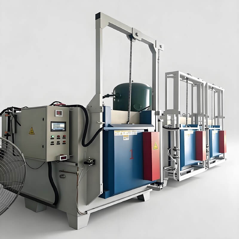 Tungku Tempering Tipe Kotak yang dilindungi Nitrogen pra-vakum