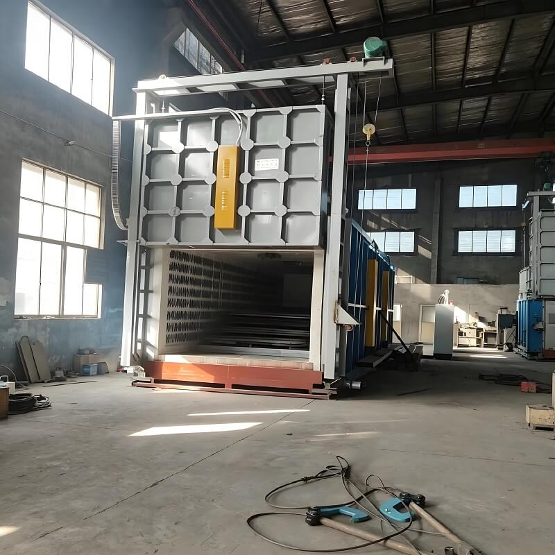 Tungku Perawatan Panas Troli Kotak untuk Annealing dan Tempering Cetakan Besar