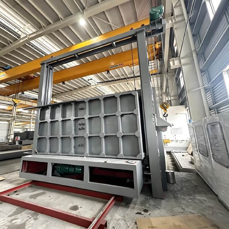 Tungku Perawatan Panas Troli Kotak untuk Annealing dan Tempering Cetakan Besar