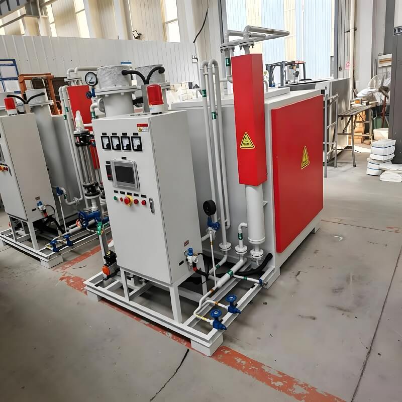Generator Hidrogen Unit Dekomposisi Amoniak Hemat Energi Otomatis 20Nm³/jam