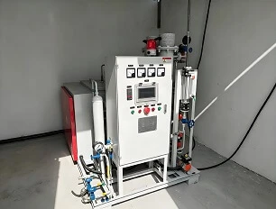 10Nm&sup3;/jam Tungku Pemecah Amoniak Otomatis Hemat Energi Generator Gas Pelindung H2 N2
