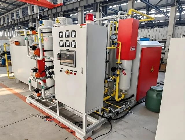 80Nm&sup3;/jam Generator Suasana Kerupuk Amoniak Hemat Energi Otomatis Aliran Besar
