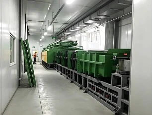 Lini Produksi Berkelanjutan Suhu Seragam Tungku Annealing Baja Silikon Kehilangan Besi Rendah