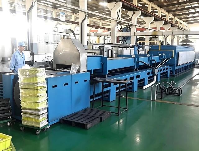 Tungku Sinter Metalurgi Serbuk Sabuk Jaring Ukuran Khusus untuk Kompak Serbuk Tahan Karat 304 316L