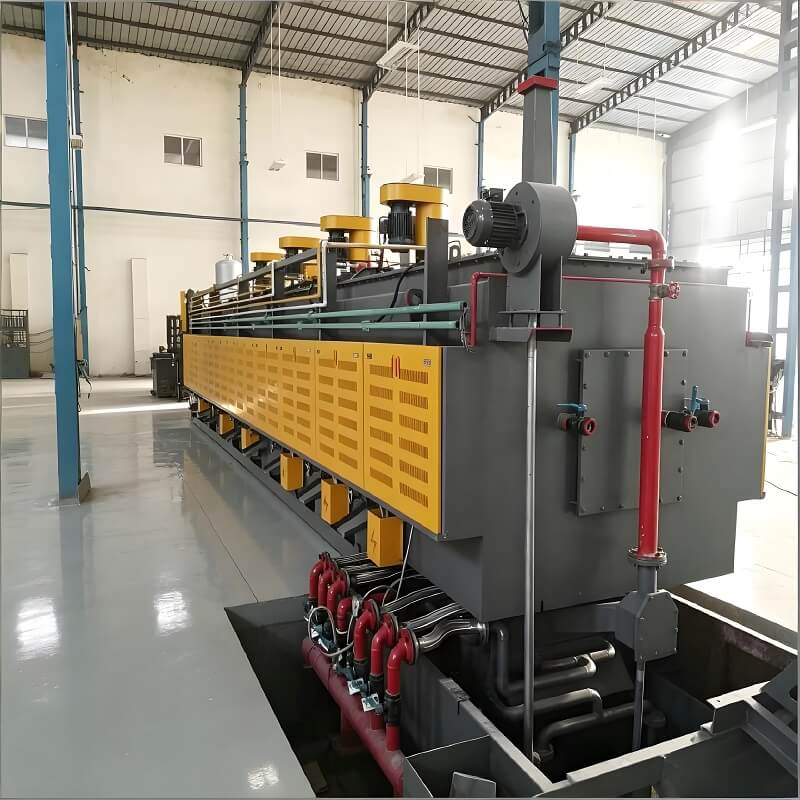 Roller Type Mesh Belt Furnace Jalur Pendinginan Perlakuan Panas Berkelanjutan Untuk Pengikat