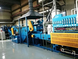 Roller Bersertifikat ISO Didukung Lini Produksi Pendinginan Cerah Tungku Sabuk Jala