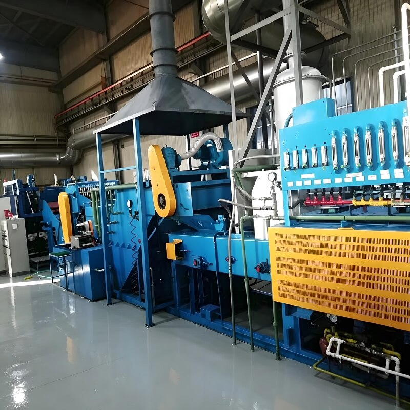Roller Bersertifikat ISO Didukung Lini Produksi Pendinginan Cerah Tungku Sabuk Jala