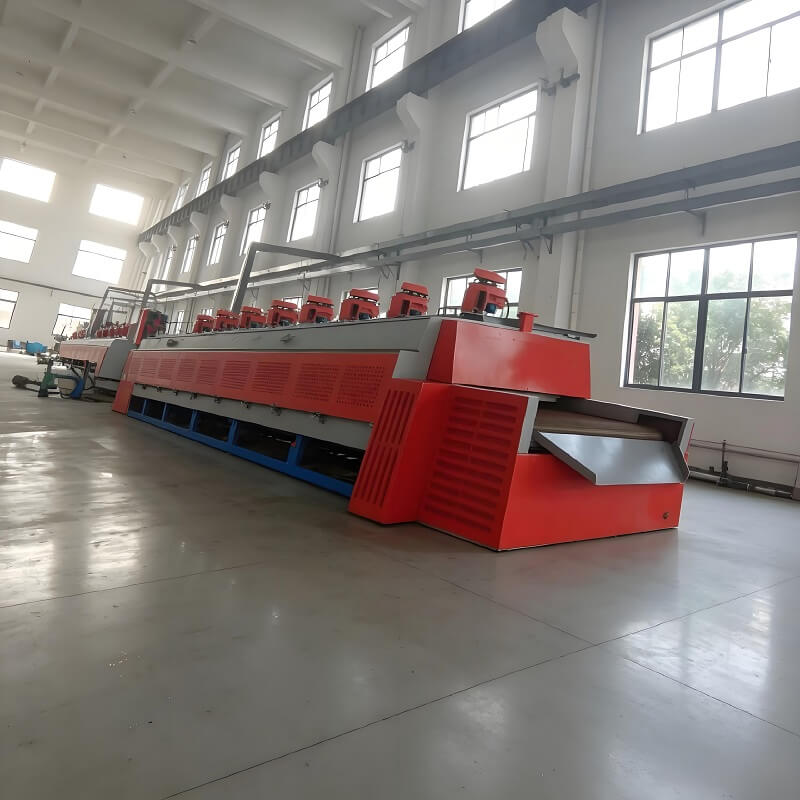 Tungku Tempering Sabuk Jaring Otomatis Tungku Penghilang Stres Terkendali PLC untuk Suku Cadang Mobil