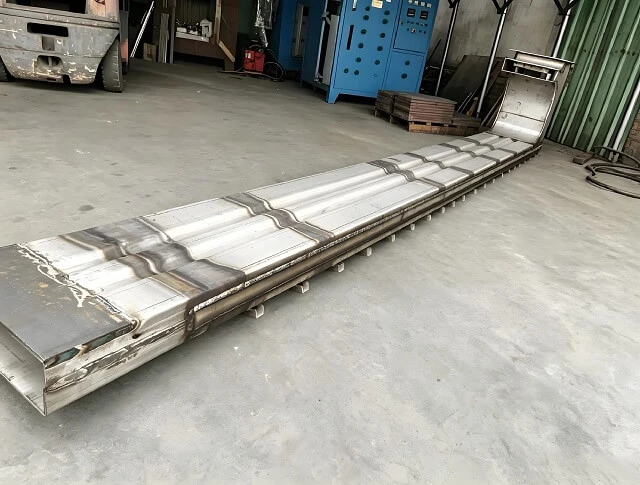 Tabung Meredam Lapisan Tungku Stainless Steel Suhu Tinggi