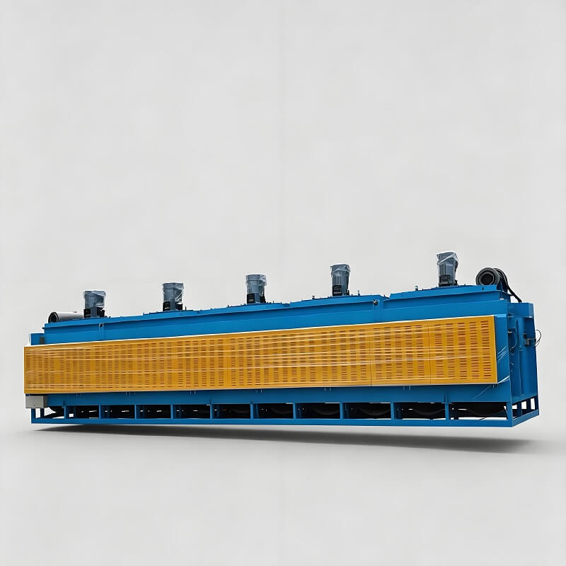Hemat Energi Sirkulasi Udara Panas Mesh Belt Tempering Furnace Lini Produksi Berkelanjutan