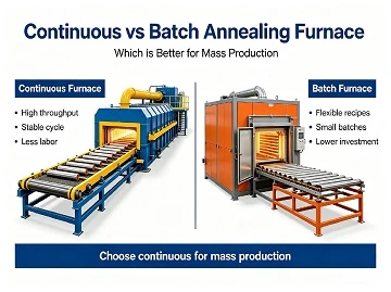 Tungku Annealing Berkelanjutan vs Batch: Mana yang Lebih Baik untuk Produksi Massal
